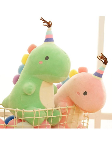 Peluches de Dinosaurio Verde VHYHCY 50 cm Suave para Niños