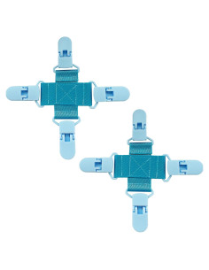 Paquete de 2 Clips para Sábanas Josuyofo - Reduce Enredos y Arrugas