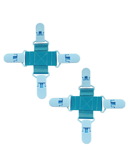 Paquete de 2 Clips para Sábanas Josuyofo - Reduce Enredos y Arrugas