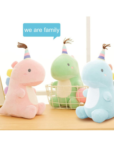 Peluches de Dinosaurio Verde VHYHCY 50 cm Suave para Niños