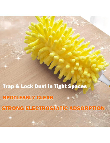 Duster Reutilizable SoliFairy 4 Recambios + Mango Amarillo