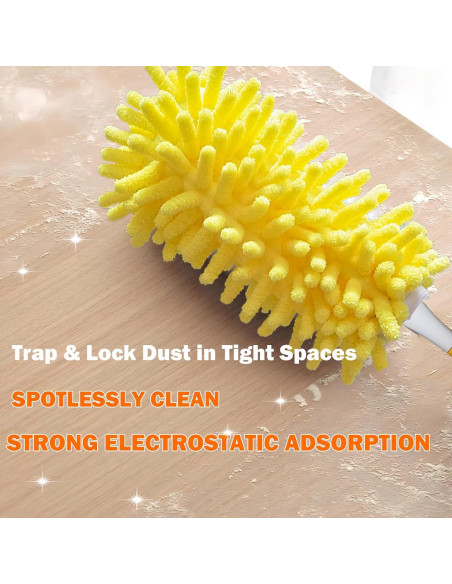 Duster Reutilizable SoliFairy 4 Recambios + Mango Amarillo