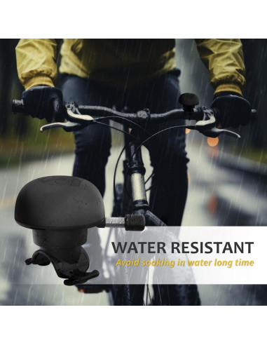 Campana de Bicicleta Eléctrica LEISPO con 5 Sonidos 100dB