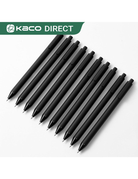 Bolígrafos de Gel Kaco PURE 20 Piezas 0.5 mm Tinta Negra
