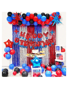 Kit de Arco de Globos Tema Araña FANGBBO 2.44m Decoración Fiesta