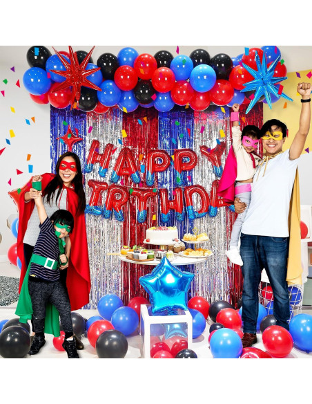 Kit de Arco de Globos Tema Araña FANGBBO 2.44m Decoración Fiesta