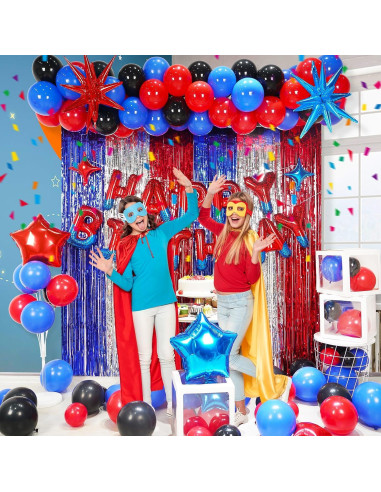 Kit de Arco de Globos Tema Araña FANGBBO 2.44m Decoración Fiesta