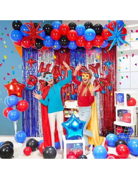 Kit de Arco de Globos Tema Araña FANGBBO 2.44m Decoración Fiesta