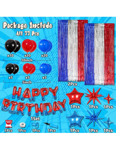 Kit de Arco de Globos Tema Araña FANGBBO 2.44m Decoración Fiesta