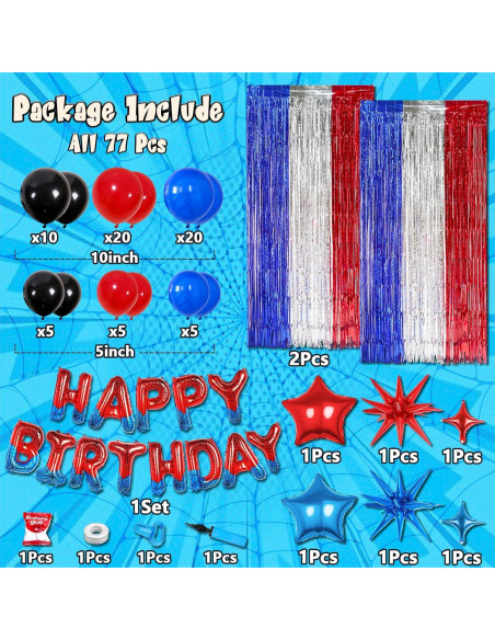 Kit de Arco de Globos Tema Araña FANGBBO 2.44m Decoración Fiesta