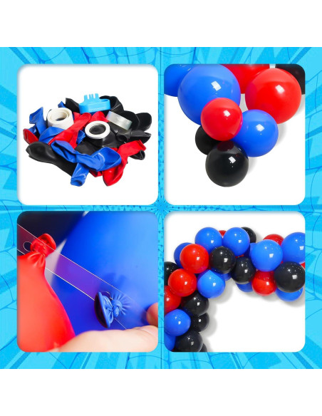 Kit de Arco de Globos Tema Araña FANGBBO 2.44m Decoración Fiesta