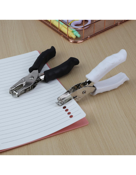 Perforadora de Papel Aacehlh 1 Agujero 0.64 cm con Agarre Suave