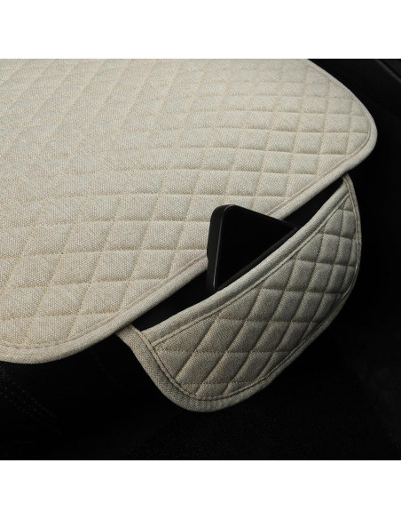 Cubiertas de Asiento de Coche West Llama Lino Beige Universal
