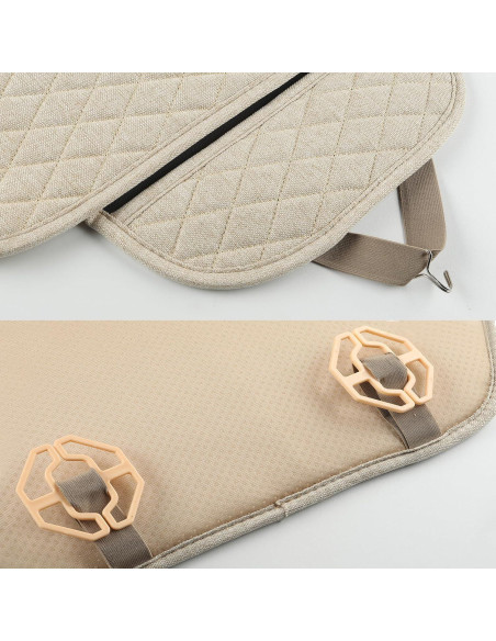 Cubiertas de Asiento de Coche West Llama Lino Beige Universal