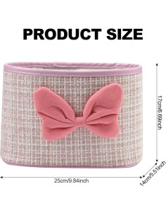 Organizador de Espalda de Asiento de Coche AuMoHall Rosa 2