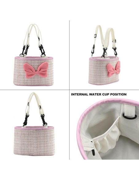 Organizador de Espalda de Asiento de Coche AuMoHall Rosa