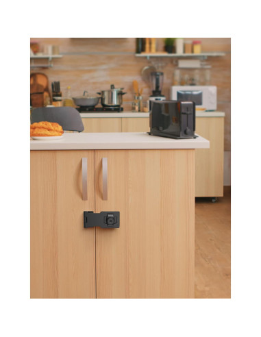 Cerradura de Hasp con Llave I-EASYDWW 6.35 cm - 2 Paquetes