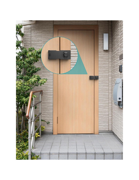 Cerradura de Hasp con Llave I-EASYDWW 6.35 cm - 2 Paquetes