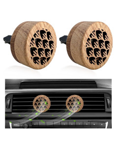 Difusor de Aceite Esencial de Madera KVAEY - 2 Piezas