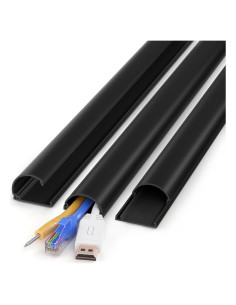 Cubierta de Cables 259cm ZhiYo Negra para 2-4 Cables