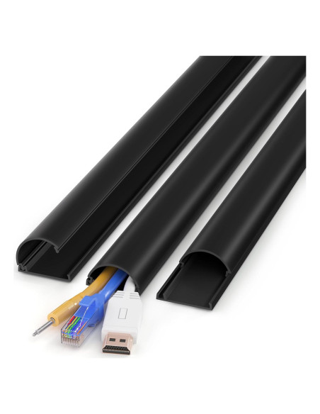 Cubierta de Cables 259cm ZhiYo Negra para 2-4 Cables