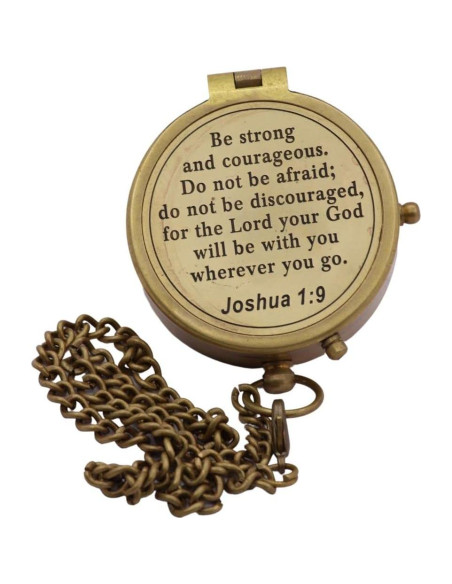 Brújula de Latón Sólido con Funda de Cuero - ROORKEE