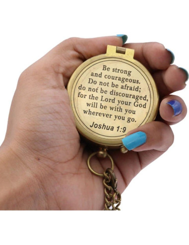 Brújula de Latón Sólido con Funda de Cuero - ROORKEE