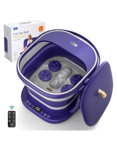 Masajeador de pies eléctrico Puboo con control remoto y calor