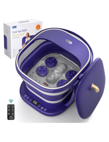 Masajeador de pies eléctrico Puboo con control remoto y calor