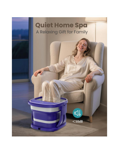 Masajeador de pies eléctrico Puboo con control remoto y calor