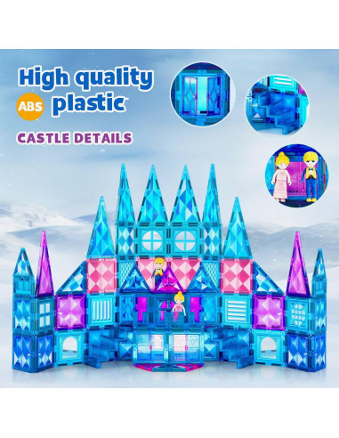 Azulejos Magnéticos de Castillo de Hielo BENOKER 58 PCS