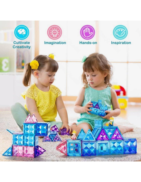 Azulejos Magnéticos de Castillo de Hielo BENOKER 58 PCS