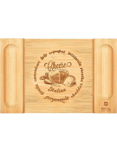 Tabla de Charcutería Royal Craft Wood 45.7x30.5cm Bambú