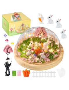 Kit DIY Luz Nocturna Conejo Laclun 18x18 cm para Niños