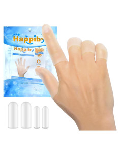 20 Fundas de Dedos de Silicona Happiby - Grandes y Pequeñas