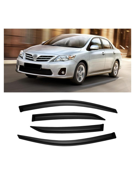Viseras de Ventana CMVT Auto para Toyota Corolla 2009-2013