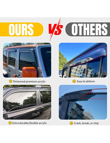 Viseras de Ventana CMVT Auto para Toyota Corolla 2009-2013