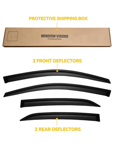 Viseras de Ventana CMVT Auto para Toyota Corolla 2009-2013