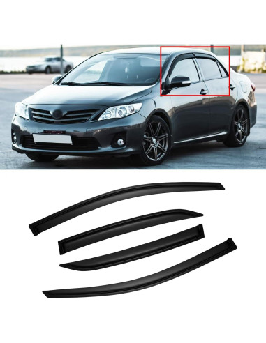 Viseras de Ventana CMVT Auto para Toyota Corolla 2009-2013