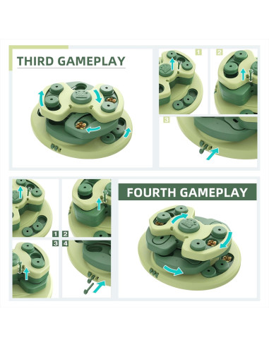 Juguete de Rompecabezas para Perros KADTC 3 Niveles Estimulante