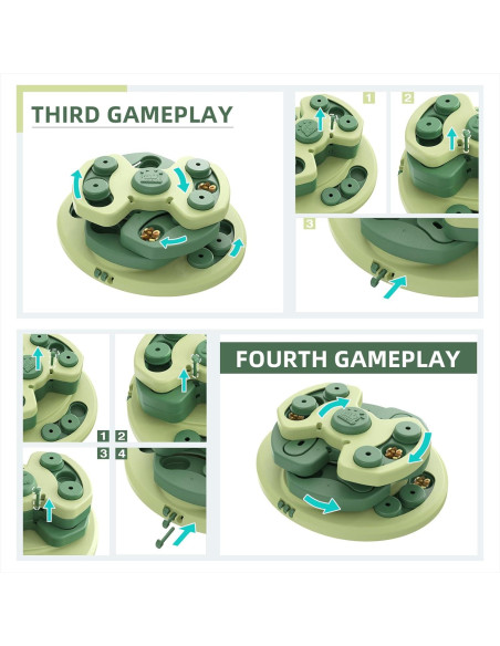 Juguete de Rompecabezas para Perros KADTC 3 Niveles Estimulante