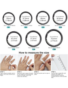 Anillo Inteligente Domhong R03 - Monitoreo de Salud 5ATM 2