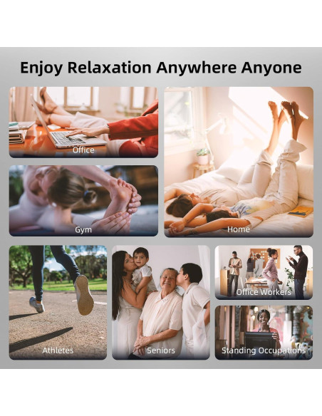 Masajeador de pies Shiatsu ALLYOUGER AYG-511 con calor y vibración