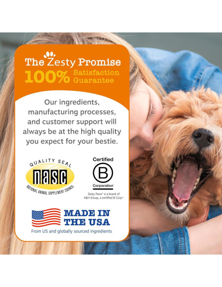 Huesos Dentales Zesty Paws Medianos - 12 unidades - Canela