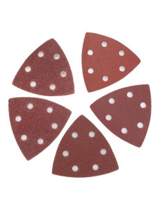 Kit 100 Hojas de Lija Triangular Hilitand 80mm 60-240 Granos