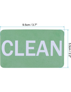 Imán de Lavavajillas PATIKIL Limpio Sucio 9.5x5.5cm 2