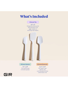 Set de Utensilios de Cocina de Silicona GIR - 3 Piezas 2