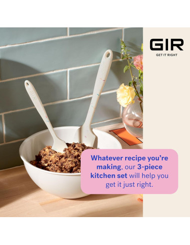 Set de Utensilios de Cocina de Silicona GIR - 3 Piezas