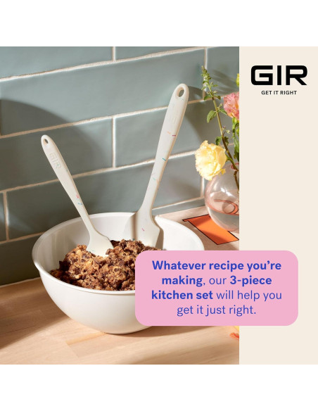 Set de Utensilios de Cocina de Silicona GIR - 3 Piezas