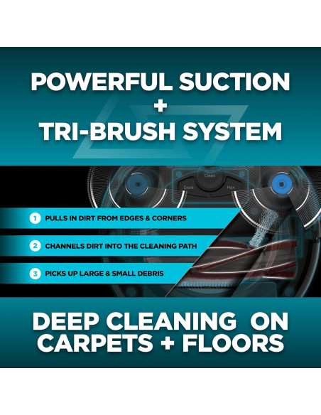 Aspiradora Robótica Shark RV765 ION Wi-Fi 120min Multi-Superficie